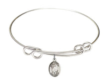 Load image into Gallery viewer, St. Amelia Custom Bangle - Silver