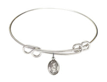 Load image into Gallery viewer, St. Christina the Astonishing Custom Bangle - Silver