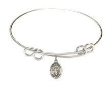 Load image into Gallery viewer, St. Clement Custom Bangle - Silver