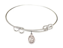 Load image into Gallery viewer, St. Adrian of Nicomedia Custom Bangle - Silver