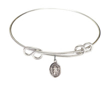 Load image into Gallery viewer, Divine Mercy Custom Bangle - Silver