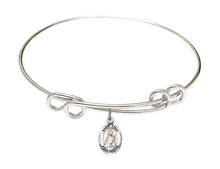 Load image into Gallery viewer, St. Lucy Custom Bangle - Silver
