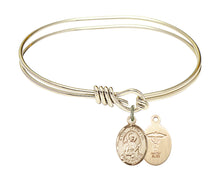Load image into Gallery viewer, St. Christopher / Men's Water Polo Custom Bangle - Gold Filled