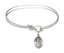 Load image into Gallery viewer, St. Sebastian Custom Bangle - Silver
