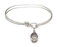 Load image into Gallery viewer, Our Lady of San Juan Custom Bangle - Silver