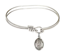 Load image into Gallery viewer, St. Cornelius Custom Bangle - Silver