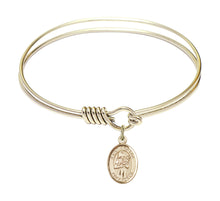 Load image into Gallery viewer, St. Agatha Custom Bangle - Gold Filled