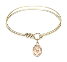 Load image into Gallery viewer, St. Peter Claver Custom Bangle - Gold Filled