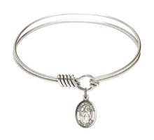 Load image into Gallery viewer, St. Boniface Custom Bangle - Silver