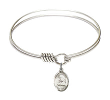 Load image into Gallery viewer, St. Joshua Custom Bangle - Silver