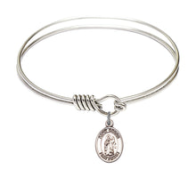 Load image into Gallery viewer, St. Drogo Custom Bangle - Silver