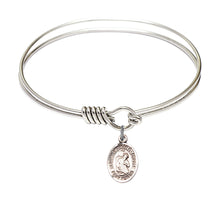 Load image into Gallery viewer, Blessed Herman the Cripple Custom Bangle - Silver