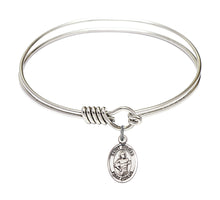 Load image into Gallery viewer, St. Dismas Custom Bangle - Silver