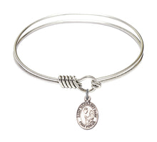 Load image into Gallery viewer, St. Margaret Mary Alacoque Custom Bangle - Silver