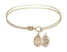 Load image into Gallery viewer, St. Elizabeth Ann Seton Custom Bangle - Gold Filled
