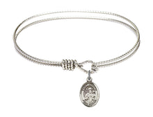 Load image into Gallery viewer, St. Joseph Custom Bangle - Silver