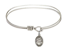 Load image into Gallery viewer, St. Gabriel Possenti Custom Bangle - Silver