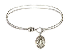 Load image into Gallery viewer, St. Anthony of Egypt Custom Bangle - Silver