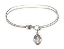 Load image into Gallery viewer, St. Christina the Astonishing Custom Bangle - Silver