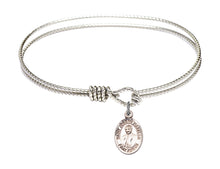 Load image into Gallery viewer, St. Joseph Marello Custom Bangle - Silver
