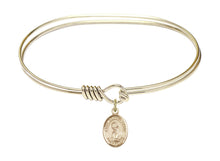 Load image into Gallery viewer, St. Dominic Savio Custom Bangle - Gold Filled