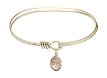Load image into Gallery viewer, Our Lady of Grapes Custom Bangle - Gold Filled
