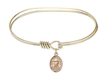 Load image into Gallery viewer, St. Damien of Molokai Custom Bangle - Gold Filled