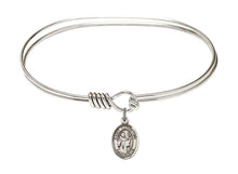Load image into Gallery viewer, St. Augustine Custom Bangle - Silver