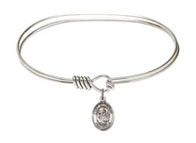 Load image into Gallery viewer, St. Catherine of Siena Custom Bangle - Silver