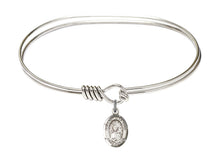 Load image into Gallery viewer, Our Lady of La Vang Custom Bangle - Silver