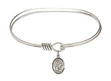 Load image into Gallery viewer, St. Martin of Tours Custom Bangle - Silver