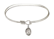 Load image into Gallery viewer, St. Bede the Venerable Custom Bangle - Silver