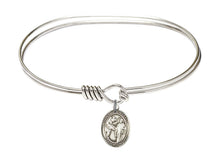 Load image into Gallery viewer, St. Columbanus Custom Bangle - Silver