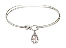 Load image into Gallery viewer, St. Edmund Campion Custom Bangle - Silver