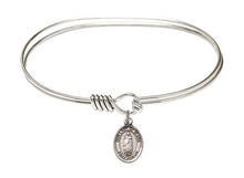 Load image into Gallery viewer, Our Lady of Tears Custom Bangle - Silver