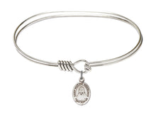 Load image into Gallery viewer, St. Pauline Visintainer Custom Bangle - Silver
