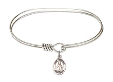 Load image into Gallery viewer, St. Winifred of Wales Custom Bangle - Silver