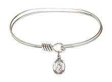Load image into Gallery viewer, St. Lucy Custom Bangle - Silver