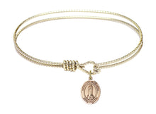 Load image into Gallery viewer, Our Lady of Kibeho Custom Bangle - Gold Filled
