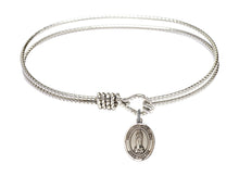 Load image into Gallery viewer, Our Lady of Kibeho Custom Bangle - Silver