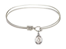 Load image into Gallery viewer, St. Lucy Custom Bangle - Silver