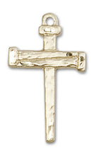 Load image into Gallery viewer, Nail Cross Custom Pendant - Yellow Gold
