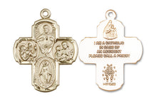 Load image into Gallery viewer, 4-Way Cross Custom Pendant - Yellow Gold
