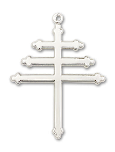 Marionite Cross Custom Pendant - Sterling Silver