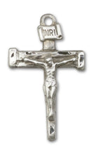 Load image into Gallery viewer, Nail Crucifix Custom Pendant - Sterling Silver
