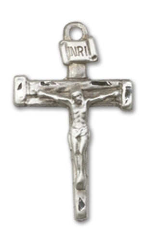 Nail Crucifix Custom Pendant - Sterling Silver