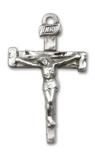 Nail Crucifix Custom Pendant - Sterling Silver