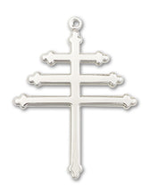 Load image into Gallery viewer, Maronite Cross Custom Pendant - Sterling Silver

