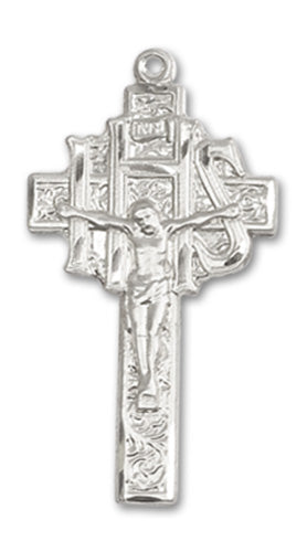 Crucifix-Ihs Custom Pendant - Sterling Silver