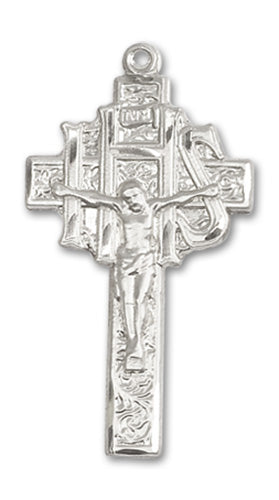 Crucifix-Ihs Custom Pendant - Sterling Silver